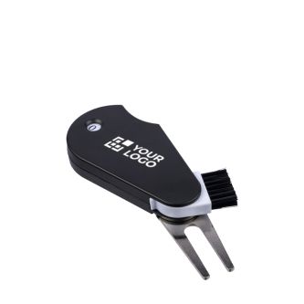 Outil de golf multifonction en plastique avec marqueur et compteur