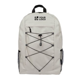 Sac à dos de sport avec bandes élastiques et poches latérales en filet