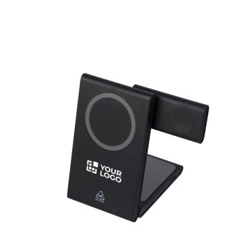 Station de charge sans fil magnétique 3 en 1 ultrafine 15 W