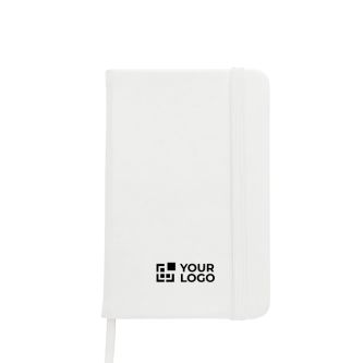 Carnet A5 en PU recyclé avec fermeture élastique et pages blanches