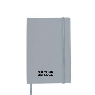 Carnet A5 en PU recyclé avec fermeture élastique et pages lignées