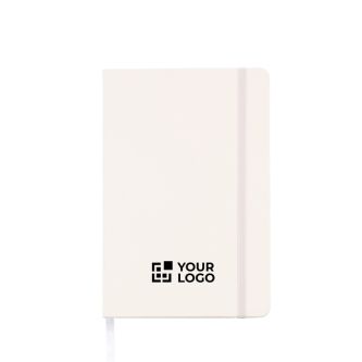 Carnet A5 en similicuir avec fermeture élastique, pages quadrillées