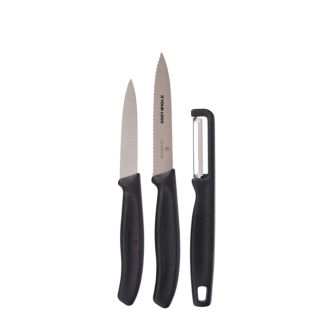 Set cuisine Victorinox avec 2 couteaux et un éplucheur
