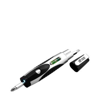 Outil multifonction avec tournevis, niveau et lampe de poche