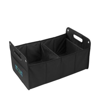 Organiseur à 2 compartiments en polyester avec poignées de transport