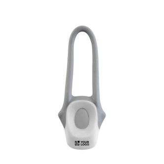 Lumière pour vélo avec 2 LED et sangle en silicone pour fixation