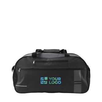 Sac de sport avec plusieurs compartiments et bande réfléchissante