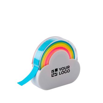 Distributeur en forme de nuage de ruban adhésif coloré