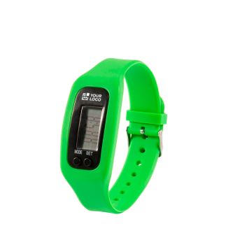 Podomètre en silicone avec compteur de pas, calories et distance