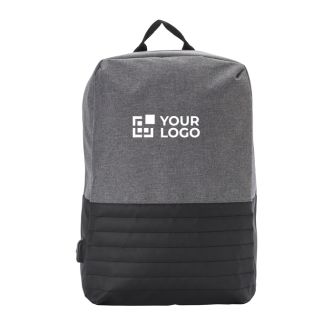 "Sac à dos anti-vol avec dos et bretelles rembourrées PC 15"""