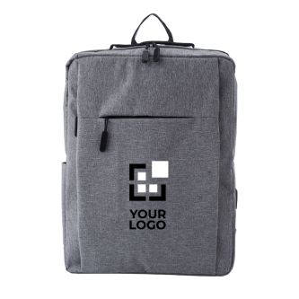 Sac à dos exécutif polyester pour ordinateur avec USB 15'' Activewear