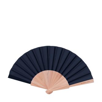 Éventail personnalisé pas cher en bois et polyester Woodster