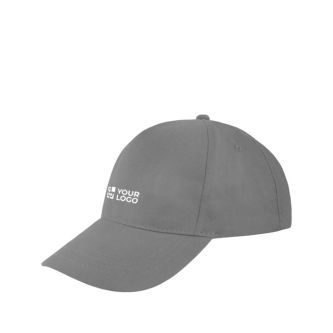 Casquette classique 100% coton 5 panneaux avec fermeture velcro