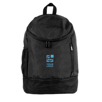 Sac à dos en polyester pour le sport avec compartiment pour chaussures