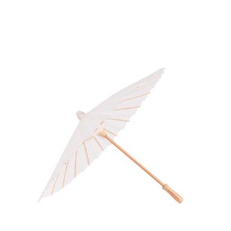 Ombrelle élégante en papier blanc, idéal pour les mariages