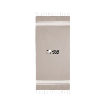 Paréo en coton recyclé et polyester en plusieurs couleurs 150 g/m2