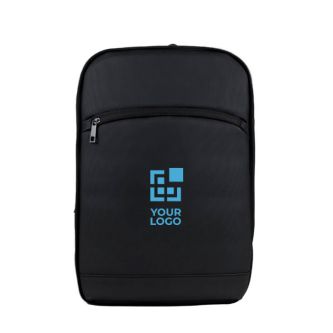 Sac à dos en PU avec fermeture éclair et poche extérieure