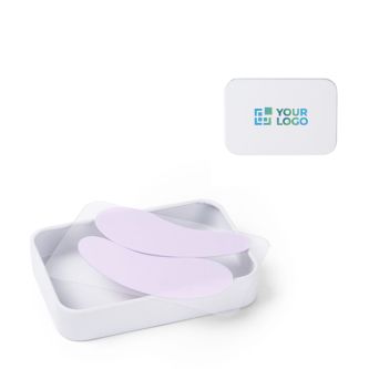 Set réutilisable de patchs pour yeux en silicone dans boîte