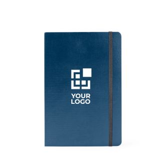 Carnet A5 en cuir synthétique avec des pages lignées couleur crème