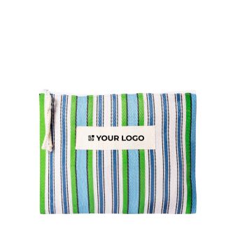 Trousse personnalisable en polypropylène à rayures 200 g/m²