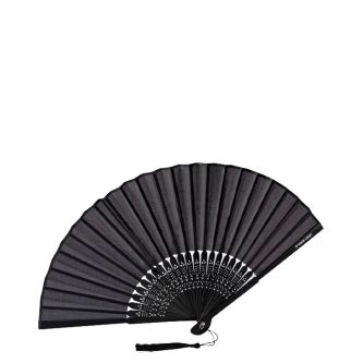Éventail en bambou et polyester à personnaliser avec tiges de 21 cm