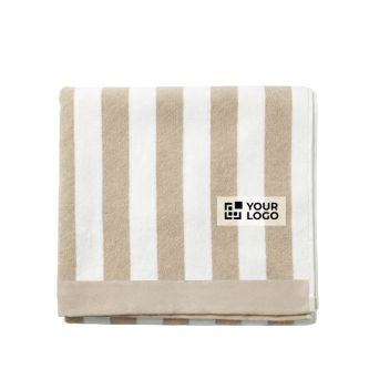 Serviette pour la plage en coton absorbant de 420 g/m² et 80 x 160 cm