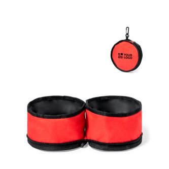 Gamelle pliable et portable pour animaux avec fermeture éclair