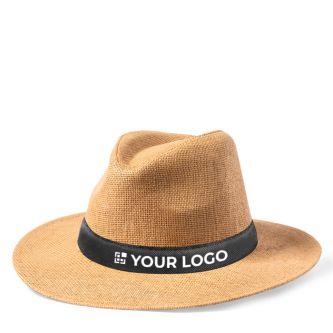 Chapeau de paille en papier avec ruban intérieur ajustable