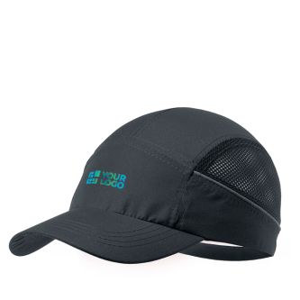 Casquette de sport en microfibre avec filet sur les côtés