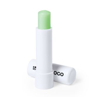 Baume à lèvres à l’aloe vera dans étui blanc à personnaliser