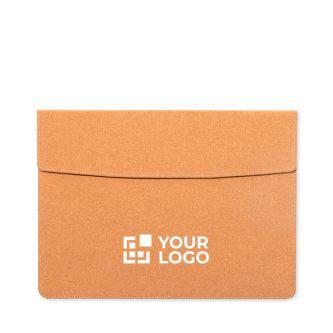 Housse pour ordinateur en liège avec intérieur rembourré 14''