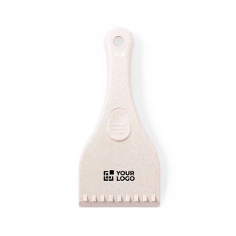 Grattoir à glace en paille de blé avec poignée nervurée