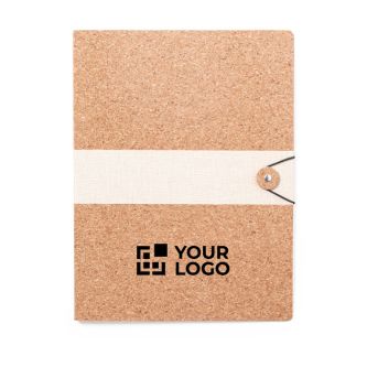 Chemise avec extérieur en liège à personnaliser et fermeture élastique