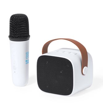 Set karaoké avec enceinte 5 watts et micro Bluetooth