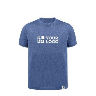 T-shirt promotionnel enfant coton recyclé et RPET 150 g/m² avec zone d'impression