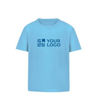 T-shirt enfant en 100% coton peigné Ring Spun 160 g/m² avec zone d'impression