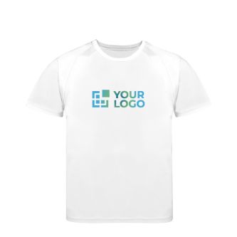T-shirt technique enfant 100% polyester respirant 135 g/m² avec zone d'impression