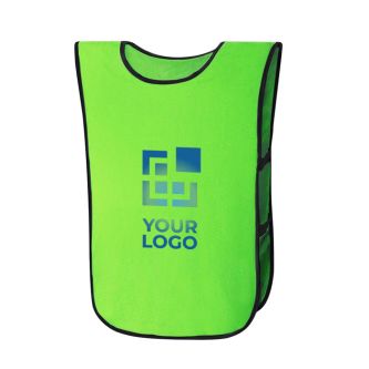 Chasuble de sport multicolore avec élastiques pour adultes 