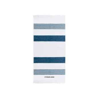 Serviette SEAQUAL en coton et polyester recyclé 300 g/m² 100 x 170 cm