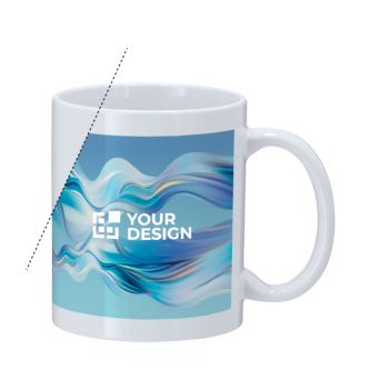 Tasse blanche en céramique de qualité AAA pour sublimation 350 ml