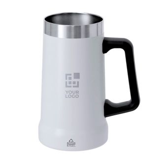 Chope en acier inoxydable recyclé à double paroi 700 ml