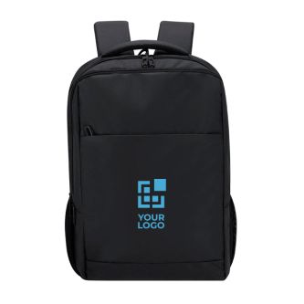 Sac à dos pour ordinateur portable en PU avec sangle pour trolley 15’’