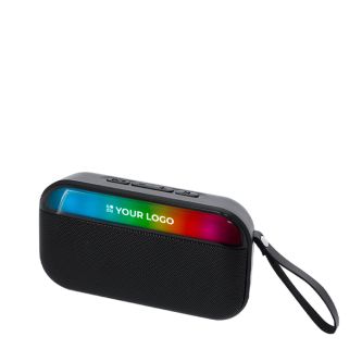Enceinte avec poignée de transport et lumières LED sur face avant 5W