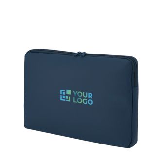 Housse d'ordinateur classique matelassée en PU jusqu'à 15 pouces