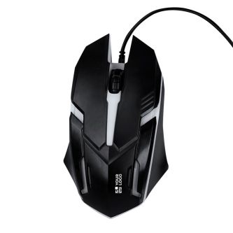Souris filaire USB rétroéclairée avec LED pour gamers