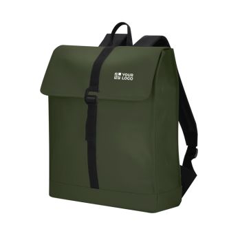 Sac à dos au toucher doux fermeture à boucle, sangle pour trolley 14''