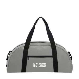 Sac de sport en cuir synthétique avec double poignée de transport