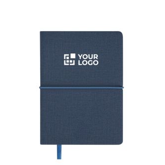 Carnet en cuir synthétique avec bloc-notes intérieur, pages lignées A6
