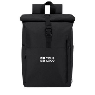 Sac à dos roll top en RPET pour pc portable compatible trolley 15''