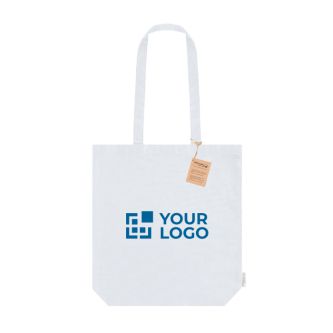 Sac en coton biologique avec soufflet et anses renforcées 270 g/m²